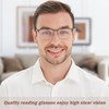 EYECEDAR 5-Pack Reading Glasses for Men Blue Light Blocking Metal