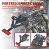 Adjustable Motorcycle Number Plate Holder, Universal Number Plate Holder, for