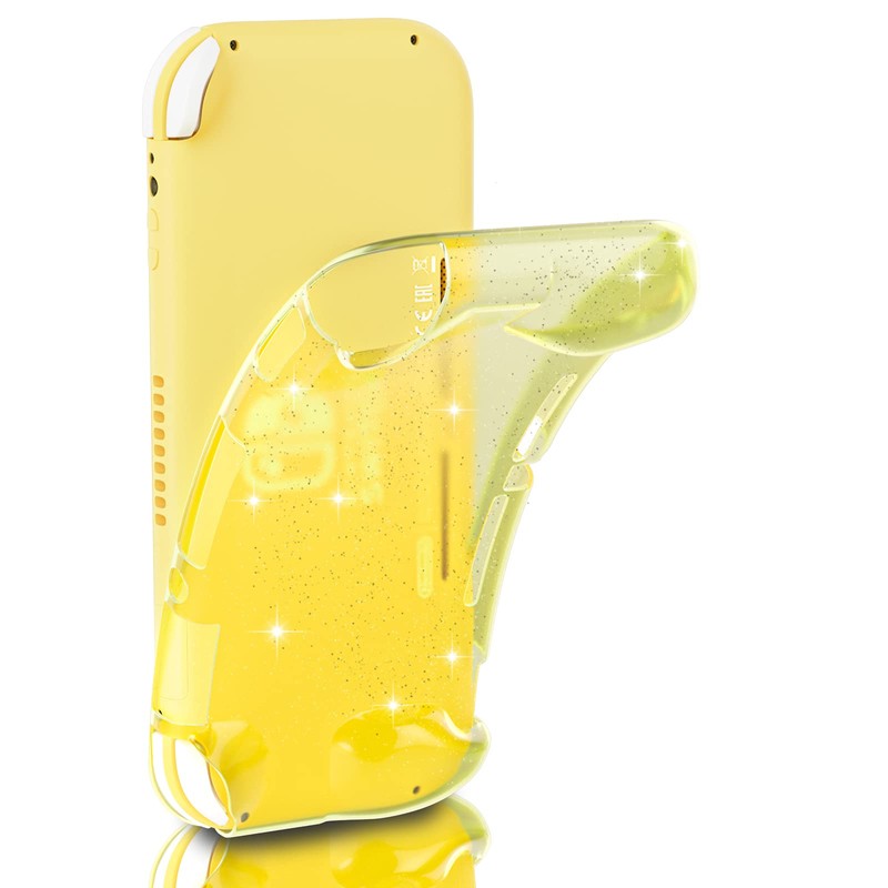 ECHZOVE Switch Lite Glittery Case, Switch lite Protective Case with