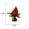 Cardinal Red Bird Holiday 8" Figurine