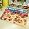 Fuzorise Kids Car Road Play Rugs for Playroom, Rectangular Washable