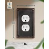 DEWENWILS Wall Plate Switch Plate Outlet Cover, Aged Bronze Light