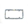 Chunky Mix AB Clear Crystal Rhinestone License Plate Frame (4