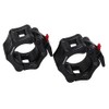 Tunturi Olympic Lock Jaw Collars (Pair), Black, One Size