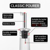 Stainless Steel Bottle Pourers, Small Hole Bottle Olive Oil Spout