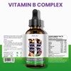 Liposomal Vitamin B Complex Liquid Drops - 60ml, High Potency