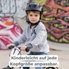 PUKY Helmet M Black | Ideal for Head Circumference 54-58