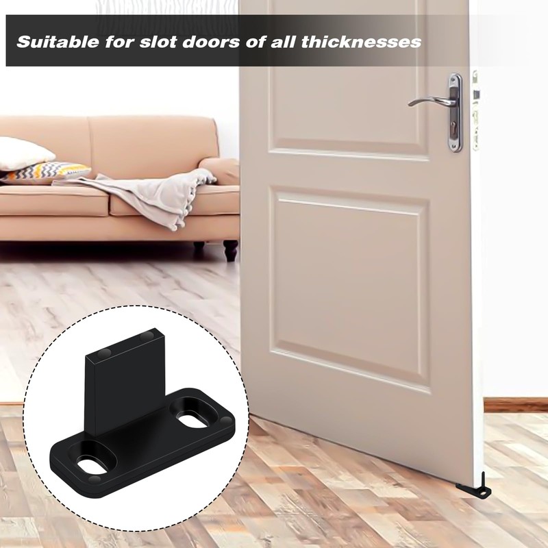 8 Pcs Sliding Closet Door Floor Guide Floor Mounted Door