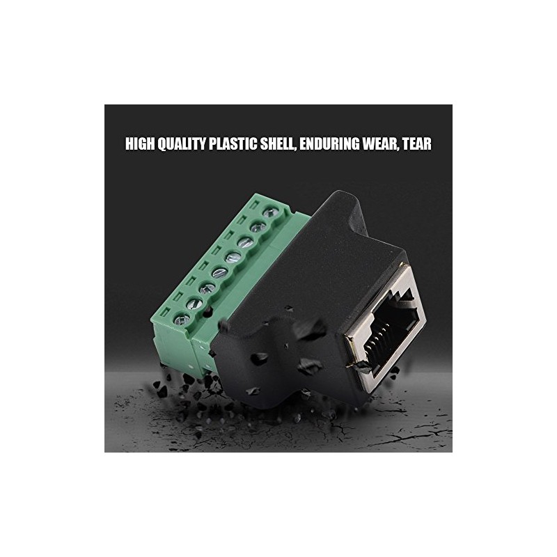 Sonew Terminal de Tornillo RJ45, Conector RJ45 Hembra de DVR