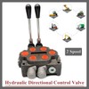 Lfhelper 2 Spool Hydraulic Control Valve, 25 GPM/3000 PSI Hydraulic
