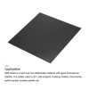 sourcing map Black ABS Plastic Sheet 8 x 8 x