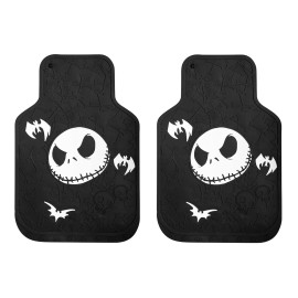 Plasticolor NEW 3PC NIGHTMARE BEFORE CHRISTMAS CAR TRUCK RUBBER FLOOR MATS KEY CHAIN LANYARD