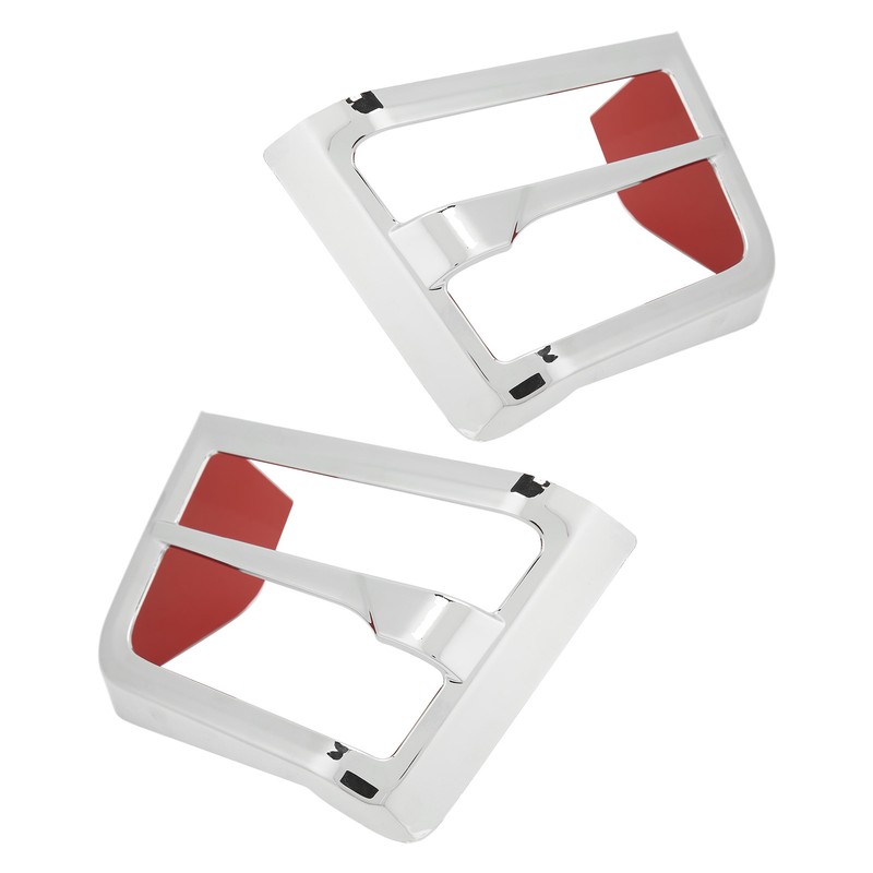 2Pcs Motorcycle Front Speaker Grille Accent Cover Trim Replacement for