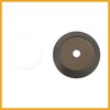 Partuto 65mm Dia Car Wheel Center Hub Caps Bronze Tone