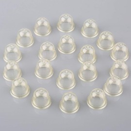 Trolleyshop Replace Homelite Echo Ryobi Zama Poulan Primer Gas Fuel Bulb Pump Bulbs 0057003 0057004 0058001 Echo 12538108660 Hometile A01195A Pack of 20pcs
