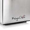 Megachef 4 Slice Toaster in Stainless Steel Silver
