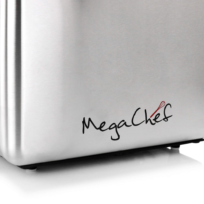 Megachef 4 Slice Toaster in Stainless Steel Silver