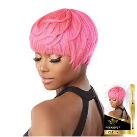 Sensationnel Empire Human hair wig - Celebrity inspired collections humanhair pre-styled wigs - Empire Wig CIA (HOTPINK)