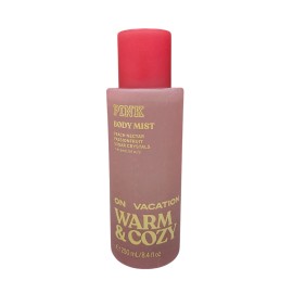 PINK New Victoria’s Secret Pink On Vacation Warm and Cozy Body Mist Fragrance, 8.4 OZ