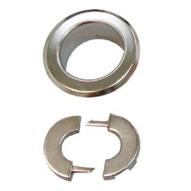 Fire Sprinkler Retrofit Recessed Escutcheon Steel Split Inner Ring 1/2" NPT Chrome