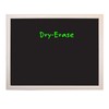 Flipside Products Wood Framed Black Dry Erase Board - 36"