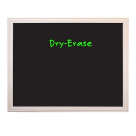 Flipside Products Wood Framed Black Dry Erase Board - 36" x 48"