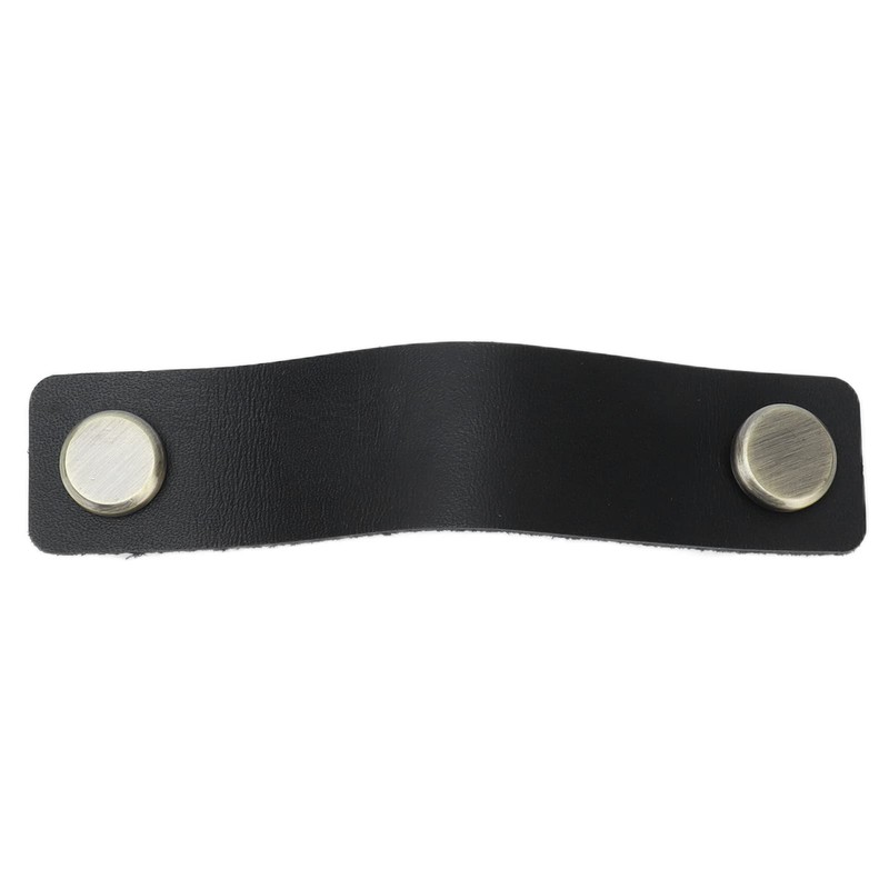 CHEOTIME Leather Handles for Drawers, Modern Leather Cabinet Pulls Simple