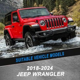 CJPPPZIW Windshield Wipers-16 Inch+16 Inch+12 Inch Replacement for 2018 2019 2020 2021 2022 2023 2024 Jeep Wrangler Wiper Blades for My Car,Quality Front Rose Red Windshield Wiper Blades(Set of 3)