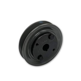 Single Groove 3.95" Cast Iron Electric Motor " H " Pulley/Sheave, Bushing Included, for 5/8" Top Width B/5L/BK/5LK Section V Belt, 1 Groove Pulley (5/8" Shaft / 0.625 Bore, BK40H)