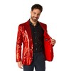 Suitmeister Mens Red Party Blazer - Christmas New Year's Eve