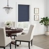 ECLIPSE Faux Silk Roman Shade for Windows, Cordless 100% Blackout