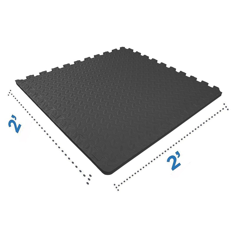 BalanceFrom Puzzle Exercise Mat with EVA Foam Interlocking Tiles for