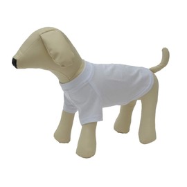 Lovelonglong 2019 Pet Clothing Dog Costumes Basic Blank T-Shirt Tee Shirts for Small Dogs White L