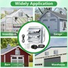 Aibabcue Shutter Exhaust Fan with Thermostat & Speed Control, 1030