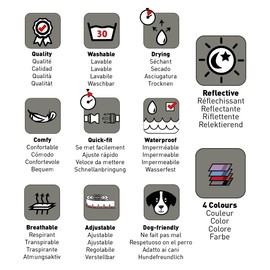 The Company of Animals - Halti Collar (18" - 26"), Large, Black/Grey