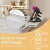 KAI-ROAD Small Makeup Vanity Desk with Lights - White Girls