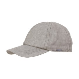 Wigens Classic Linen Light and Fresh Baseball Cap with Mesh Lining (Khaki, 59, Numeric_0)