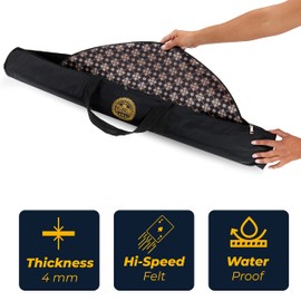 Triton Premium Portable Poker Table Mat 10 Player + Triton Premium Poker Playing Cards for Texas Holdem Poker