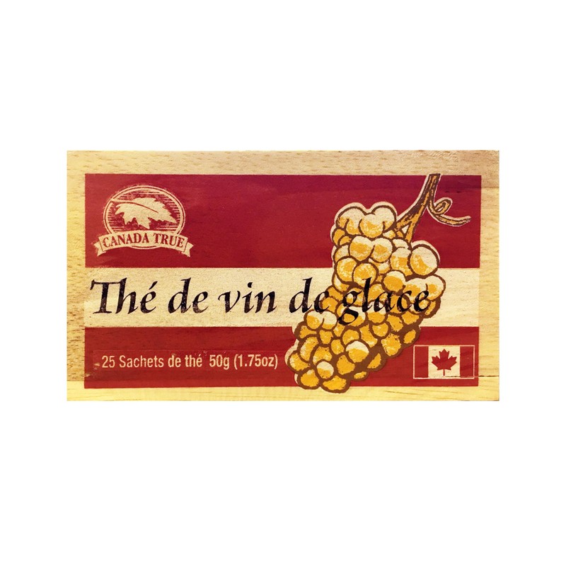 Canada True Icewine Tea 25 Tea Bags Wooden Box