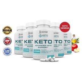 Justified Laboratories Keto Genesis ACV Pills 1275 MG Stronger Than Gummies Keto Support 5 Bottle