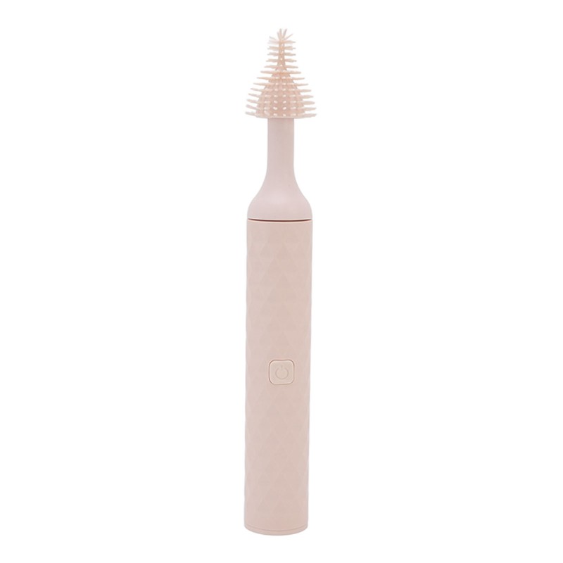 Electric Baby Silicone Nipple Bottle Brush Set Waterproof IP65 Ergonomic