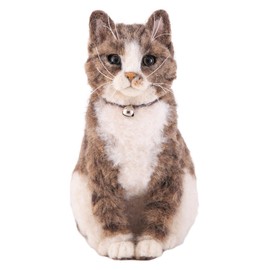 Hamanaka Felt Wool Kit, Needle Flocking, Lesson Kit, Pheasant (Approx. 6.3 inches (16 cm), Supports Flocking Points with Video QR Code H441-645