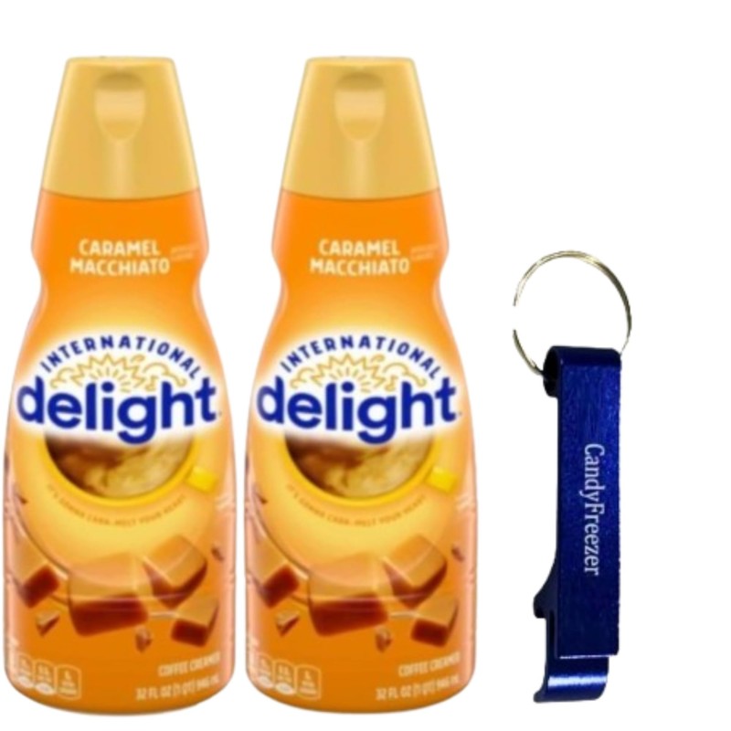International-Delight Liquid Coffee Creamer.- Two (2) 32 fl oz Bottles