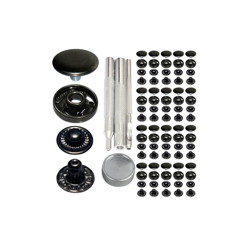 Megoto 10mm 655# Snap Fastener Stainless Steel Poppers Press Stud