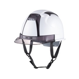 Toyo Safety No. 390F-OTSS Helmet, Venty, White/Smoke, High Performance Helmet