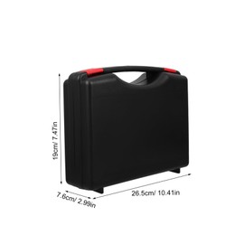 Operitacx Werkzeugkiste Kunststoff Stoßfest Tragbare Aufbewahrungsbox für Handwerk und Werkzeuge Multifunktionale Hard Case mit Praktischem Griff