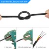 14 Gauge 3 Conductor Electrical Wire, 65.6FT Black Stranded Low