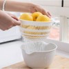 Youka Kitchen Strainer Drain Basket, 2 in 1 Strainer Bowl