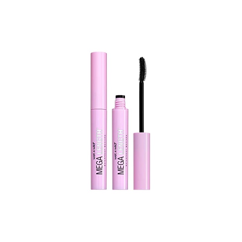 wet n wild Mega Length Waterproof Mascara, Very Black, 0.21