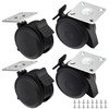 KitchenKipper 4 Pack 69828 69827 Locking Caster for Weber Spirit
